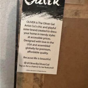 Oliver Gal Black and White Artistic Wall Decor